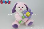 Pink Bunny Stuffed Animal With Sun Flower As Valentine gifts