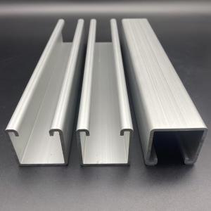 China Manufacture 41x41 41x21 Aluminum Strut Channel for Solar Mounting System factory