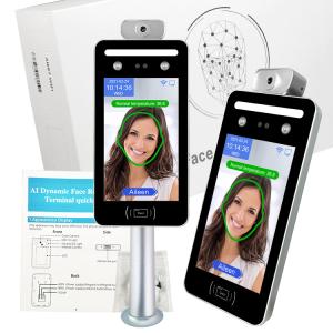 China IPS Touch Screen Face Recognition Temperature Scanner Access Control factory