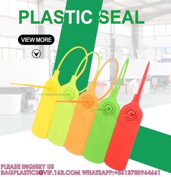 Customized Printing Logo Disposable Plastic Garment Security Seals Clothes Shoes