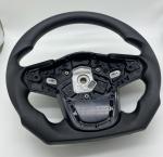 Black SGS PU Steering Wheel Golf Car Steering Wheel Magnesium Alloy