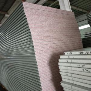 China lightweight waterproof grey white metal sheet 50mm modified eps sandwich panel factory