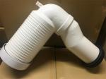 3mm Thickness Toilet Pan Connector PVC Water Fitting Corrosion Resistance