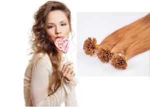 China 1 Gram Pre Bonded Hair Extensions , Straight Pre Bonded Keratin Hair Extensions factory