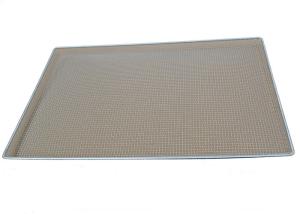 China 18*25*1 inch Wire Mesh Baking Tray Stainless Steel For BBQ / Drying Food factory