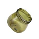 30g 50g 80g 100g Cosmetic Clear Green Glass Jar With Plastic Lid For Body Cream