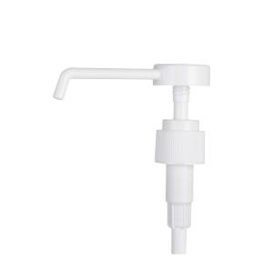China 28/410 33/410 Long Nozzle Plastic Pump for Medical Disinfectant Spray White Color factory