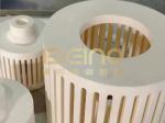 One Piece Alumina Ceramic Pipe Wear Resistant White Ceramic Ring