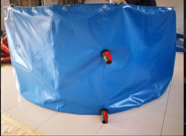 Round Shape Collapsible PVC Coated Fish Pond Tank Material Tarpaulin Cover