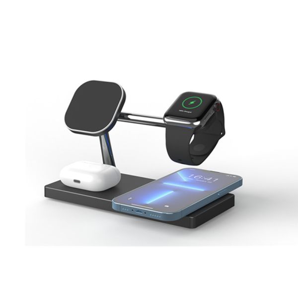 380g Multifunctional Wireless Charger 15W Fast White or black with 2W night