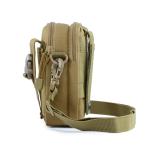 Cross Body Tactical molle mobile phone bag pouch for outdoor hiking