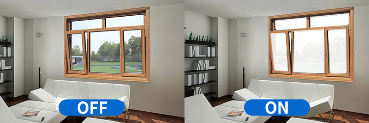 Self-adhesive Pdlc Film Roll Smart Electrochromic Glass Film For Decorative Glass