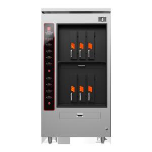 China Commercial Electric Fish Grill With Double-layer 6 Compartments 6 Fish At A Time BBQ Grill Oven Equipment factory