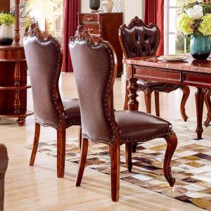 China American Style Antique Wooden Dining Room Chairs factory