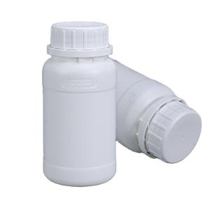 China 200ml Customized Round White HDPE Plastic Bottles for Pesticides and Detergent Liquid factory