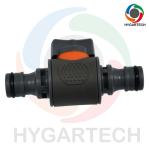Garden Ball Valve With Click Quick Connect Hose Repair For Gardening And