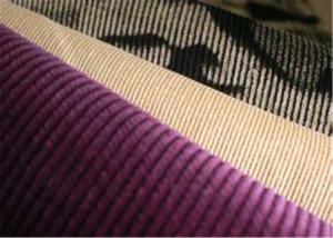 China 210 GSM Cotton Corduroy Fabric Water Proof 16 Stretch For Dress , Garment factory