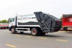 4m3 - 20m3 Waste Disposal Truck 14cbm , Diesel Garbage Compactor Truck