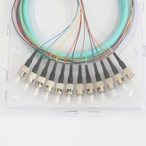 China FC ST 12 Core Ftth Fiber Optic Cable SC UPC 10G Optical Cable factory