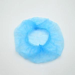China Elastic Stretch Band Disposable Hair Cover , Dustproof Medical Head Cap factory