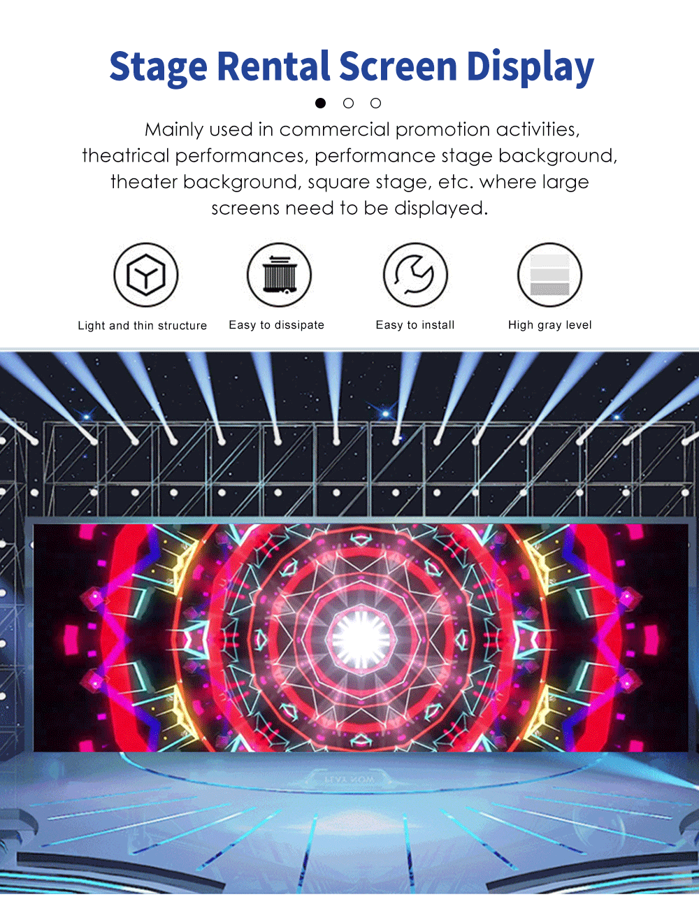 Hexagonal Flexible LED Display Screen Multipurpose For Nightclub
