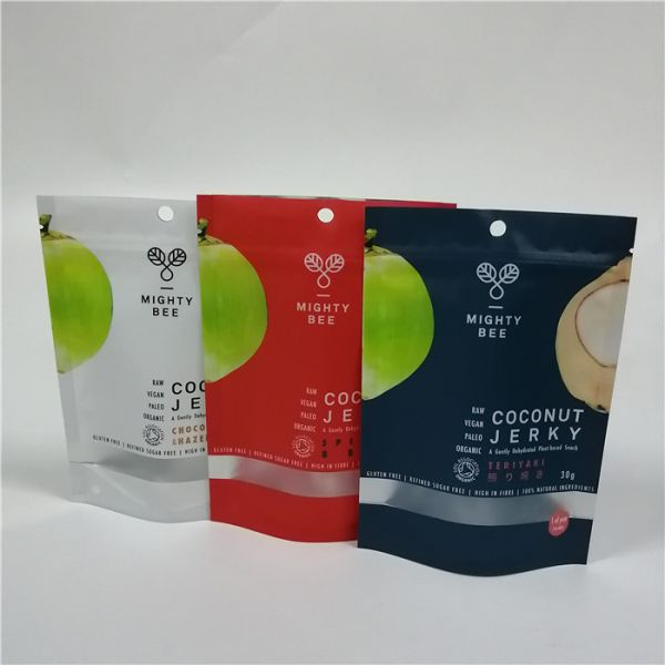 Smell Proof Snack Bag Packaging Cookie Dough Puff Pouches With Front Foggy Windows