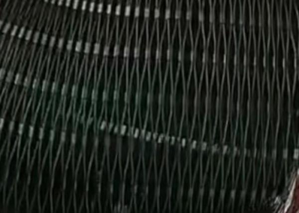 Black Strength Furreled Weather Resistant Aviary Rope Netting Stainless Steel