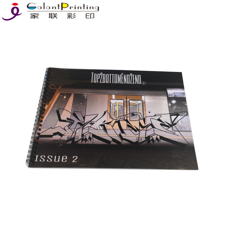 ODM Catalog Printing Services Glossy Lamination Art Paper Full Color Saddle Stitched