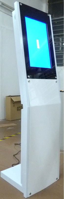 32inch floor Standing vertical LCD TV kiosk for advertising signage totem display