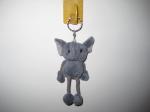 promotional stuffed plush elephant toys keychain
