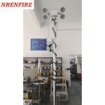 vehicle roof mounted foldable pneumatic telescopic mast tower light/roof mast