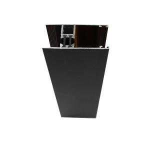 China Aluminum Aluminum Profile Accessories , Wood Grain / Anodized Aluminium Profiles factory