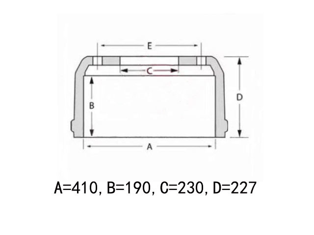 FVR FTR CVR Brake Drum 1423151944 Air Over Hydraulic Brake System Rear Axle 8 Holes Brake Drum Isuzu Chassis Parts