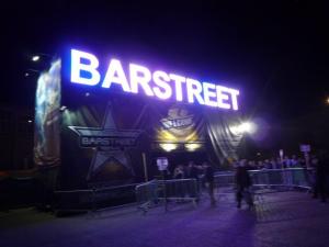 China Super Colorful Effect Front Sign Letters For Amusement Park , Club , Bar factory