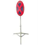 2000mm Height Aluminum LED Reflective Traffic Signs