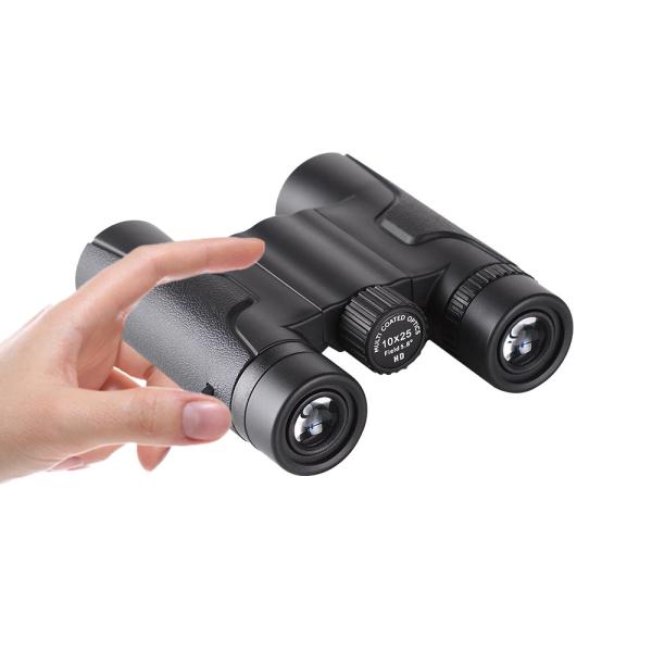 Binoculars, 10X25 Free Focus Binoculars Professional High Powered HD Large View