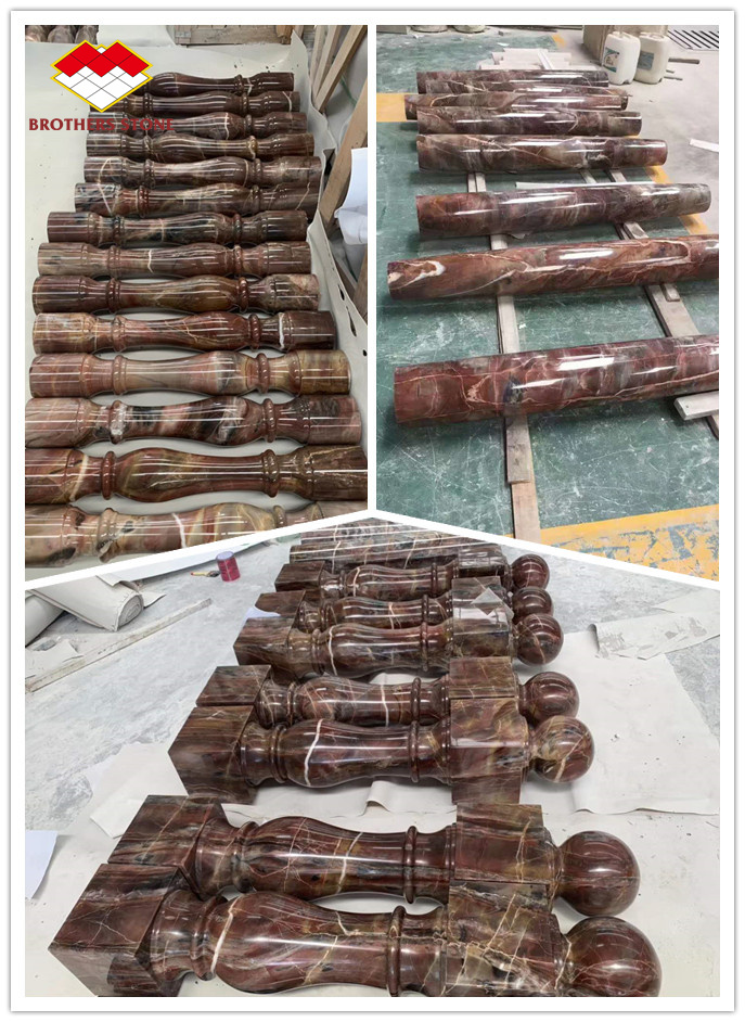 Elegant White Onyx Marble Stone Baluster for Stair Decor in North and Latin America