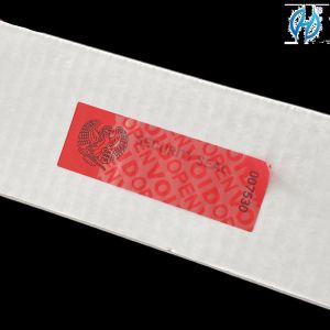 Roll Packaging Security Adhesive Label Stickers CMYK/Pantone Printing Option