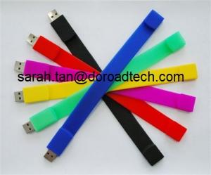 China Bracelet Silicone USB Flash Drives factory