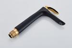 Tall Body Black Powder Coat ODM Wash Hand Basin Taps