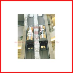 China Sightseeing High Speed Elevator Stainless Steel Panoramic Elevator For Passenger factory