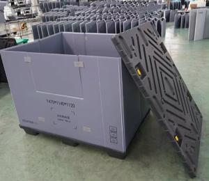 China Folded Plastic Pallet Box For Marine Logistics And Storage Needs factory