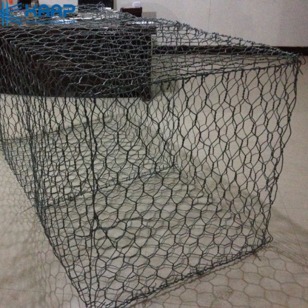 China Anticorrosive Hexagonal Galvanized 3mm Gabion Baskets Wall factory