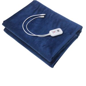 Soft Flannel Graphene Coating Electric Blanket with Temperature Control and