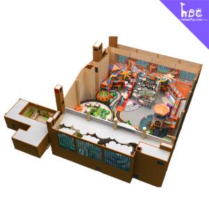 China Kids Indoor Mall Playground Equipment Non Toxic Material for 3-12 Years Old factory