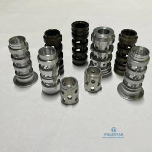 China CNC Machined Steel Hydraulic Valve Sleeve 40Cr 42CrMo 20CrMnTi SUJ2 Fluid Control Components factory
