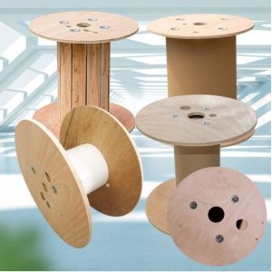 Round Large Wood Cable Spool Diameter 1400mm Wooden Wire Reel