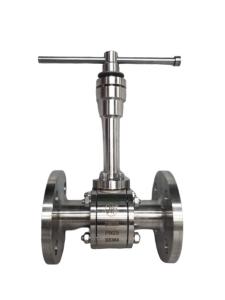 China Flange Connection DN10 Cryogenic Ball Valve For LAr2 factory