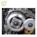 ADC12 Silver Motorcycle Clutch Assembly CB125 Motorcycle Centrifugal Clutch