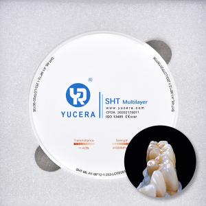 China 1200HV Multilayer Dental Zirconia Blank For Roland Laboratory Equipments factory